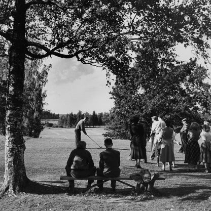 TALI 1950: "Golfin pelaajia Talin golfkentällä" - T-paita