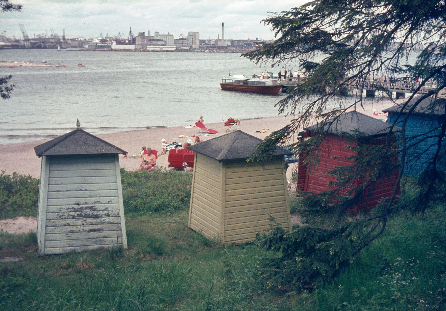 PIHLAJASAARI 1971: "Pihlajasaari, uimarantaa" - T-Paita